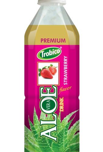 500ml Aloe vera drink strawberry flavor